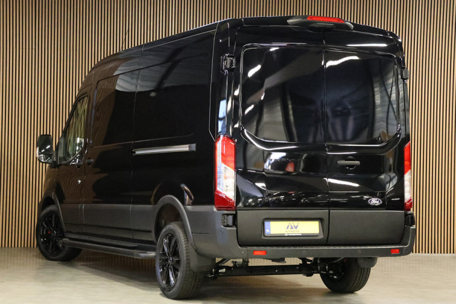 Ford Transit 350 2.0 TDCI L3H2 165PK AUT Limited DC | 7-Zitter | L+R Schuifdeur | 360 Camera | ACC | Navigatie | Bi-Xenon | Lane assist | BLIS | CarPlay | Stoelverwarming | Stuurwielverwarming | Dubbel Cabine | Facelift model MY2025