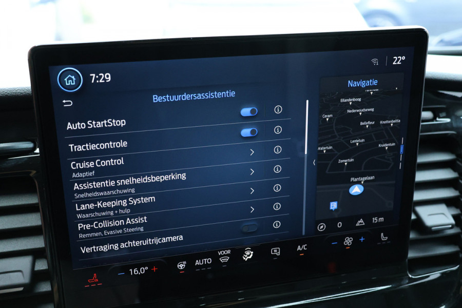 Ford Transit 350 2.0 TDCI L3H2 165PK AUT Limited DC | 7-Zitter | L+R Schuifdeur | 360 Camera | ACC | Navigatie | Bi-Xenon | Lane assist | BLIS | CarPlay | Stoelverwarming | Stuurwielverwarming | Dubbel Cabine | Facelift model MY2025