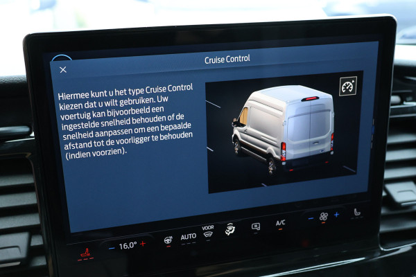Ford Transit 350 2.0 TDCI L3H2 165PK AUT Limited DC | 7-Zitter | L+R Schuifdeur | 360 Camera | ACC | Navigatie | Bi-Xenon | Lane assist | BLIS | CarPlay | Stoelverwarming | Stuurwielverwarming | Dubbel Cabine | Facelift model MY2025