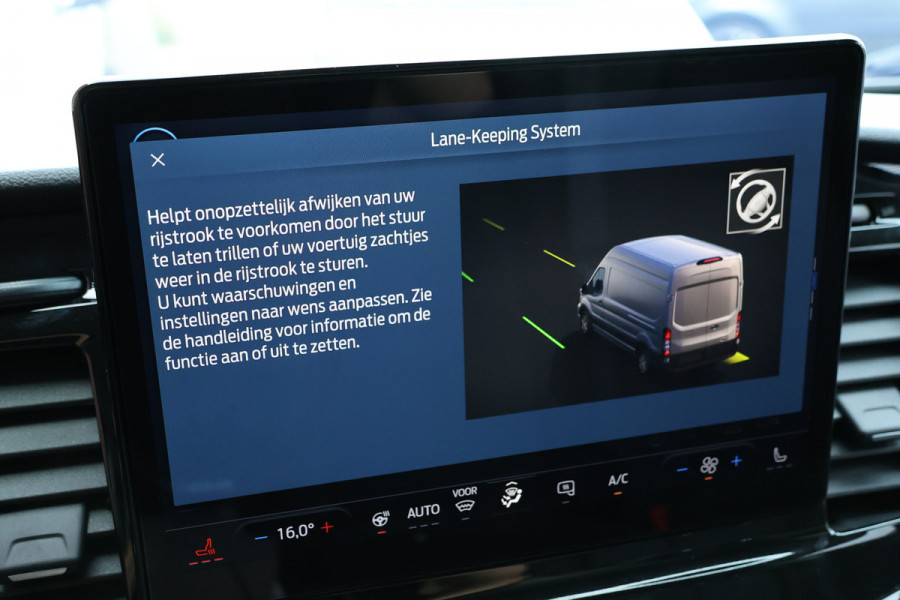 Ford Transit 350 2.0 TDCI L3H2 165PK AUT Limited DC | 7-Zitter | L+R Schuifdeur | 360 Camera | ACC | Navigatie | Bi-Xenon | Lane assist | BLIS | CarPlay | Stoelverwarming | Stuurwielverwarming | Dubbel Cabine | Facelift model MY2025