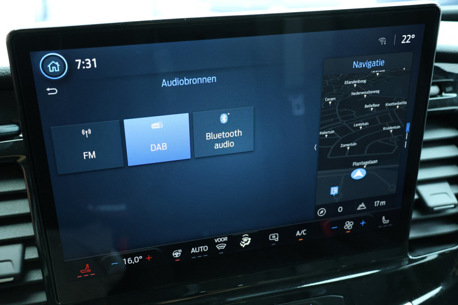 Ford Transit 350 2.0 TDCI L3H2 165PK AUT Limited DC | 7-Zitter | L+R Schuifdeur | 360 Camera | ACC | Navigatie | Bi-Xenon | Lane assist | BLIS | CarPlay | Stoelverwarming | Stuurwielverwarming | Dubbel Cabine | Facelift model MY2025