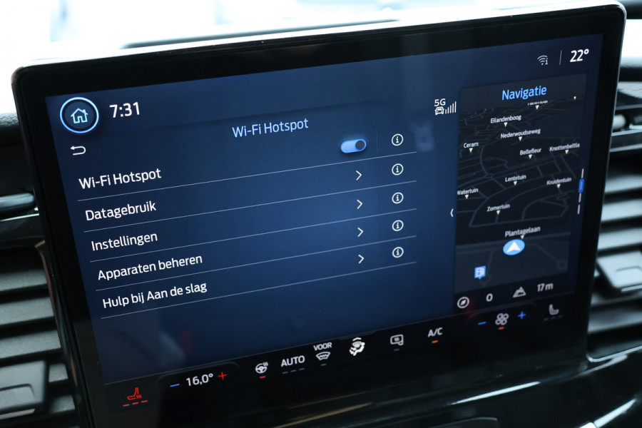 Ford Transit 350 2.0 TDCI L3H2 165PK AUT Limited DC | 7-Zitter | L+R Schuifdeur | 360 Camera | ACC | Navigatie | Bi-Xenon | Lane assist | BLIS | CarPlay | Stoelverwarming | Stuurwielverwarming | Dubbel Cabine | Facelift model MY2025