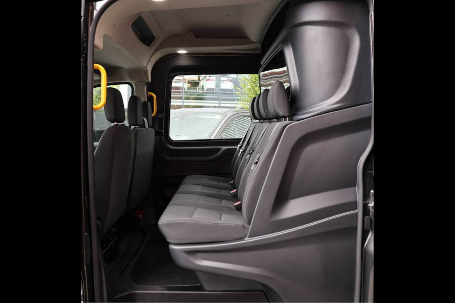 Ford Transit 350 2.0 TDCI L3H2 165PK AUT Limited DC | 7-Zitter | L+R Schuifdeur | 360 Camera | ACC | Navigatie | Bi-Xenon | Lane assist | BLIS | CarPlay | Stoelverwarming | Stuurwielverwarming | Dubbel Cabine | Facelift model MY2025