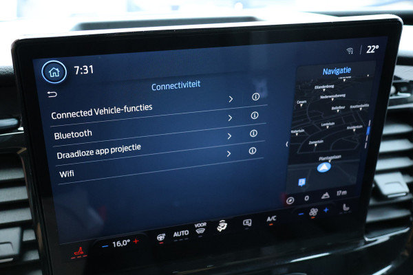 Ford Transit 350 2.0 TDCI L3H2 165PK AUT Limited DC | 7-Zitter | L+R Schuifdeur | 360 Camera | ACC | Navigatie | Bi-Xenon | Lane assist | BLIS | CarPlay | Stoelverwarming | Stuurwielverwarming | Dubbel Cabine | Facelift model MY2025