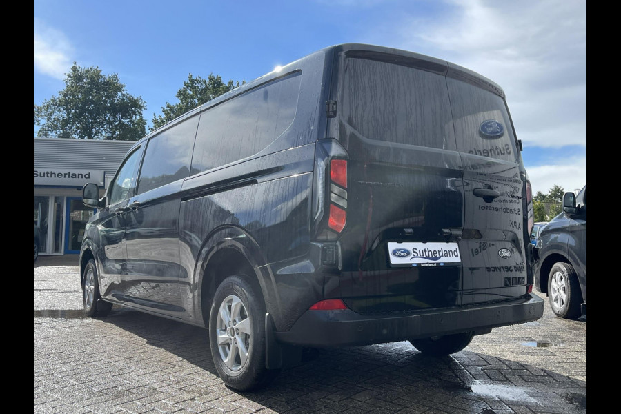 Ford Transit Custom 320 2.0 TDCI L2H1 Trend Automaat 170pk |  DC | Snoeks Dubbele Cabine Luxe | Adaptive cruise control | Dubbele schuifdeur | 8-weg bestuurderstoel + passagiersstoel | Stoelverwarming | Dodehoeksensoren | Navigatie | Electrictrich inklapbare spiegels | 16 inch lichtmetalen velgen | Full LED | Dual-zone climate control | LED laadruimteverlichting