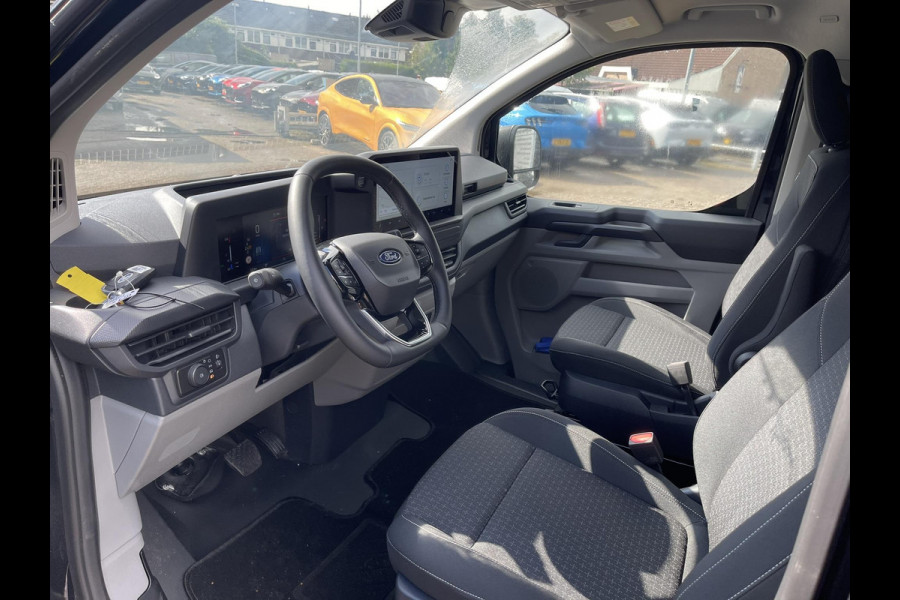 Ford Transit Custom 320 2.0 TDCI L2H1 Trend Automaat 170pk |  DC | Snoeks Dubbele Cabine Luxe | Adaptive cruise control | Dubbele schuifdeur | 8-weg bestuurderstoel + passagiersstoel | Stoelverwarming | Dodehoeksensoren | Navigatie | Electrictrich inklapbare spiegels | 16 inch lichtmetalen velgen | Full LED | Dual-zone climate control | LED laadruimteverlichting