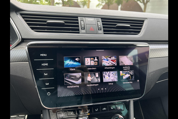 Škoda Superb Combi 1.4 TSI iV Sportline Business PHEV | PLUG-IN HYBRIDE | ADD CRUISE | STOEL/ STUURVERWARMING | ELEK. TREKHAAK | 360 CAMERA| ACHTERBANK VERWARMD| TREKHAAK | BOM VOL OPTIES | RIJKLAAR GELEVERD MET 12 MND BOVAG GARANTIE |