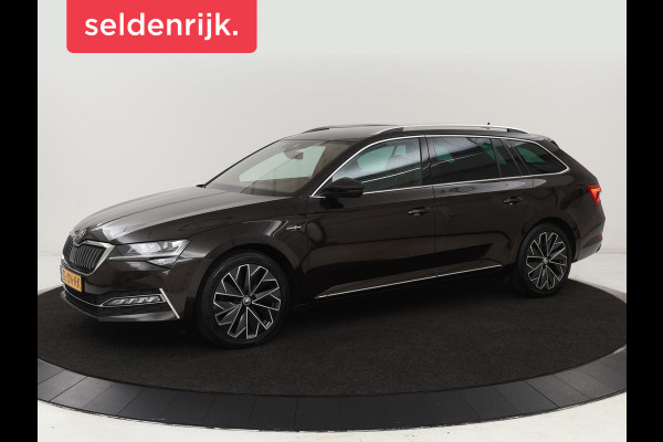 Škoda Superb 1.4 TSI iV Laurin & Klement | Leder | Trekhaak | Adaptive cruise | Stoelverwarming | Canton Sound | Virtual Cockpit | Navigatie | Memory | Achterbankverwarming | Full LED | Keyless | Carplay | PHEV
