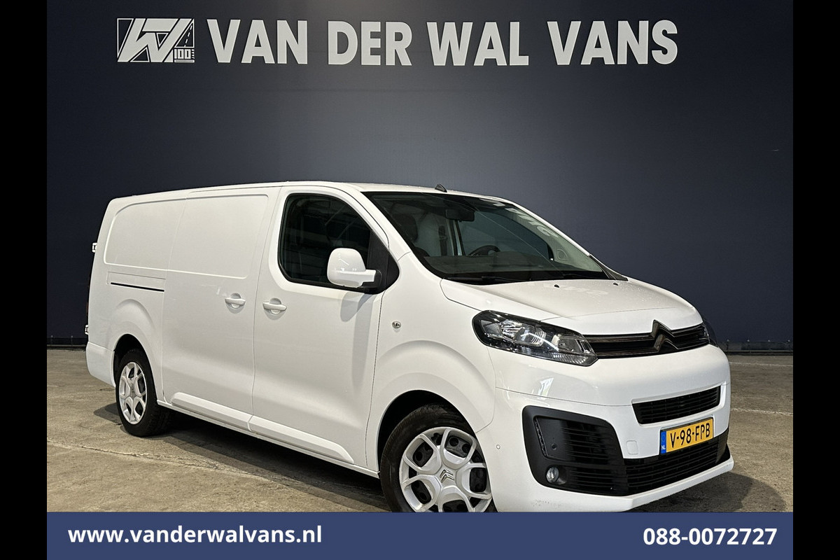 Citroën Jumpy 2.0 BlueHDI 150pk L3H1 XL Euro6 # Airco | Navigatie | Camera | Apple Carplay | Cruisecontrol Android Auto, Parkeersensoren, Bijrijdersbank, 2500kg trekvermogen