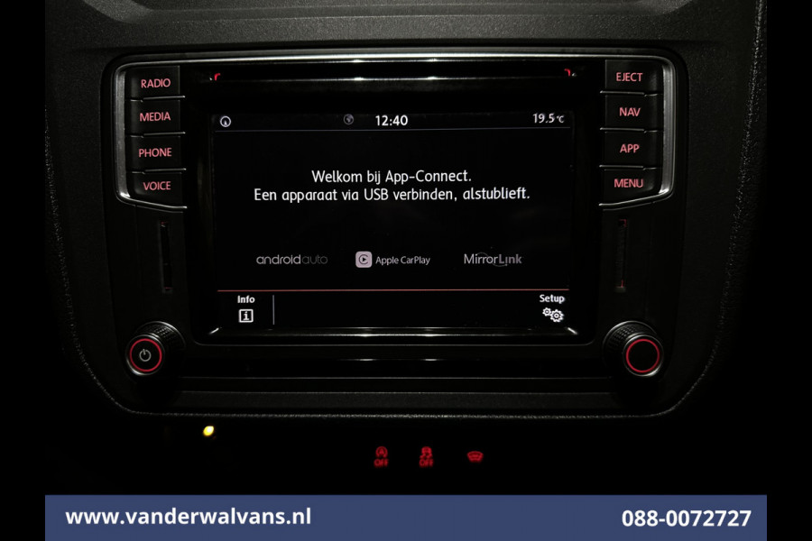 Volkswagen Caddy 2.0 TDI L1H1 Euro6 # Airco | Navigatie | Camera | Cruisecontrol | Trekhaak | Apple Carplay Parkeersensoren, Android Auto, Zijdeur