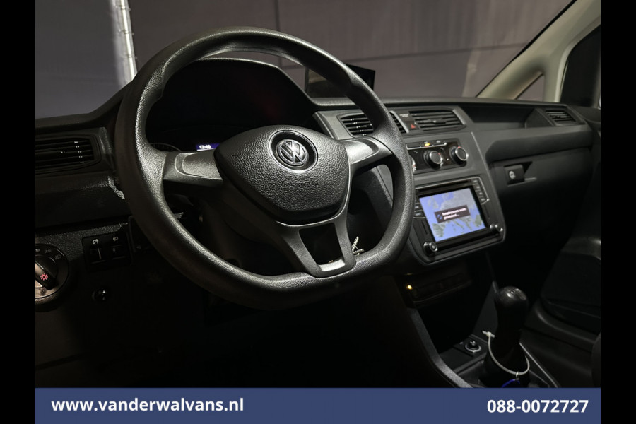 Volkswagen Caddy 2.0 TDI L1H1 Euro6 # Airco | Navigatie | Camera | Cruisecontrol | Trekhaak | Apple Carplay Parkeersensoren, Android Auto, Zijdeur
