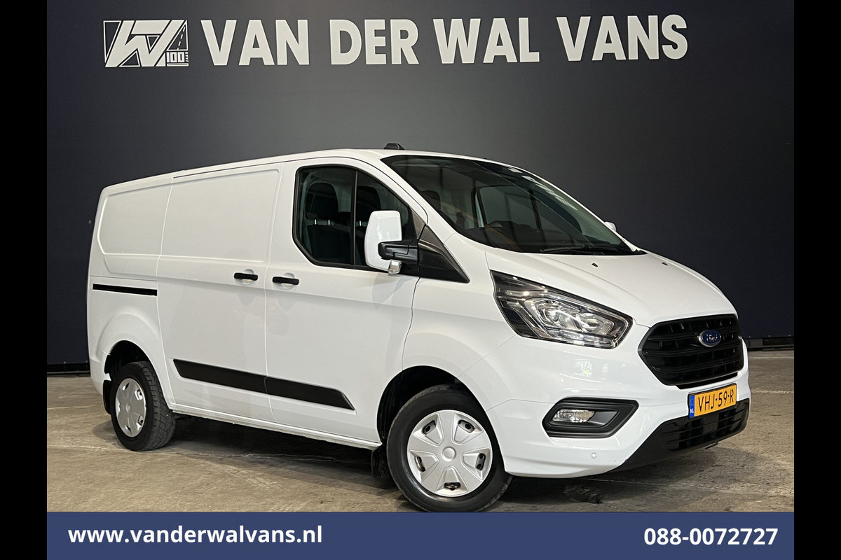 Ford Transit Custom 2.0 TDCI L1H1 Euro6 Airco | 2500KG Trekvermogen | Cruisecontrol | Parkeersensoren | Bijrijdersbank LED, achterklep