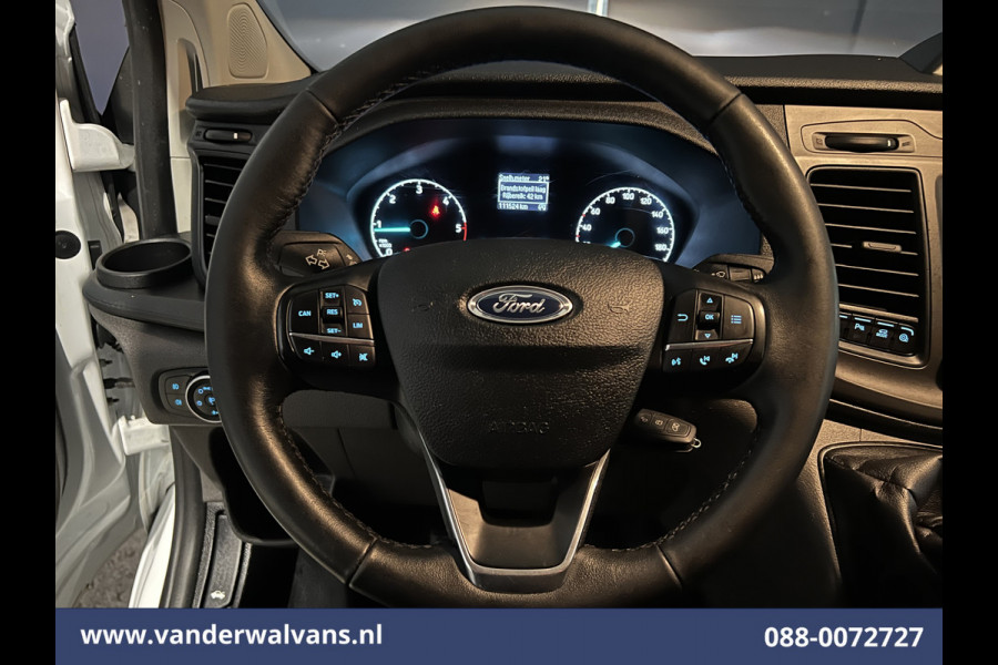 Ford Transit Custom 2.0 TDCI L1H1 Euro6 Airco | 2500KG Trekvermogen | Cruisecontrol | Parkeersensoren | Bijrijdersbank LED, achterklep