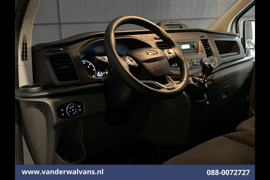 Ford Transit Custom 2.0 TDCI L1H1 Euro6 Airco | 2500KG Trekvermogen | Cruisecontrol | Parkeersensoren | Bijrijdersbank LED, achterklep