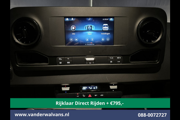 Mercedes-Benz Sprinter 317 CDI 170pk L3H2 Euro6 *Rijklaar Direct Rijden* Airco | MBUX | Camera | Navigatie | Trekhaak | Cruisecontrol Parkeersensoren, Bijrijdersbank, MBUX