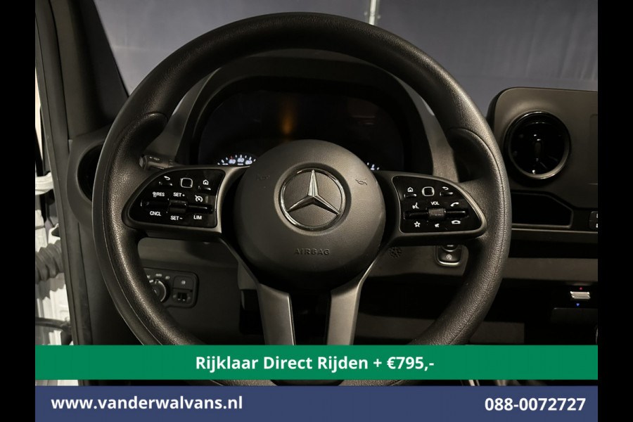 Mercedes-Benz Sprinter 317 CDI 170pk L3H2 Euro6 *Rijklaar Direct Rijden* Airco | MBUX | Camera | Navigatie | Trekhaak | Cruisecontrol Parkeersensoren, Bijrijdersbank, MBUX
