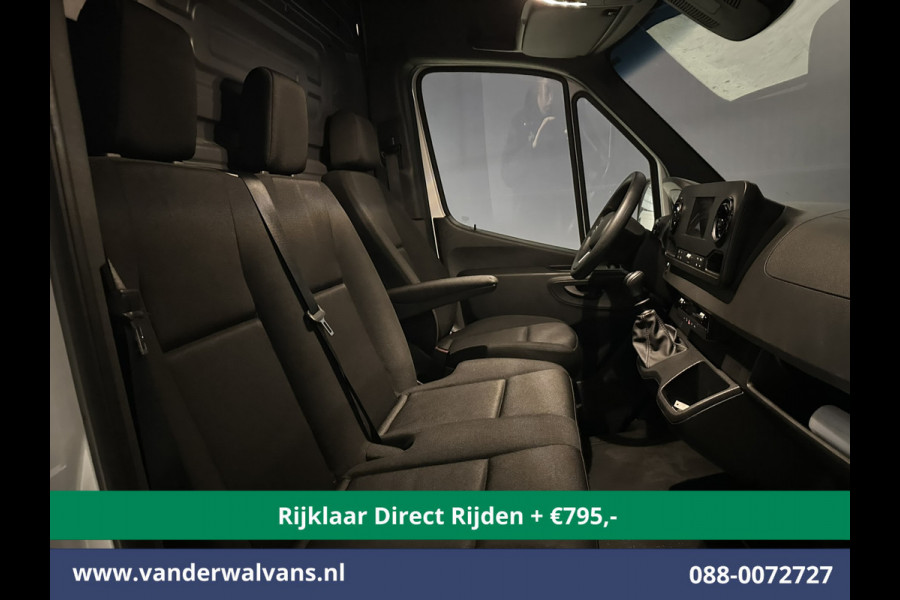 Mercedes-Benz Sprinter 317 CDI 170pk L3H2 Euro6 *Rijklaar Direct Rijden* Airco | MBUX | Camera | Navigatie | Trekhaak | Cruisecontrol Parkeersensoren, Bijrijdersbank, MBUX