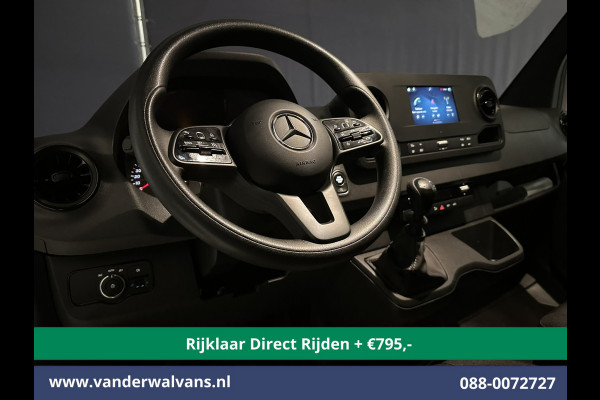 Mercedes-Benz Sprinter 317 CDI 170pk L3H2 Euro6 *Rijklaar Direct Rijden* Airco | MBUX | Camera | Navigatie | Trekhaak | Cruisecontrol Parkeersensoren, Bijrijdersbank, MBUX