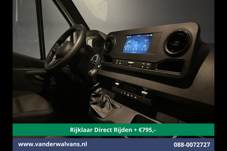 Mercedes-Benz Sprinter 317 CDI 170pk L3H2 Euro6 *Rijklaar Direct Rijden* Airco | MBUX | Camera | Navigatie | Trekhaak | Cruisecontrol Parkeersensoren, Bijrijdersbank, MBUX