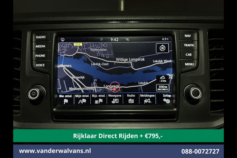 Volkswagen Crafter 2.0 TDI 141pk L3H2 L2H1 Euro6 *Rijklaar Direct Rijden* Airco | Navigatie | Camera | Apple Carplay Android Auto, Parkeersensoren, Bijrijdersbank