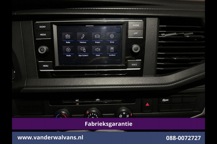 Volkswagen Transporter 2.0 TDI L2H1 Fabrieksgarantie Euro6 # Airco | Apple Carplay | Trekhaak | Cruisecontrol Android Auto, Parkeersensoren, Sidebars, Bijrijdersbank