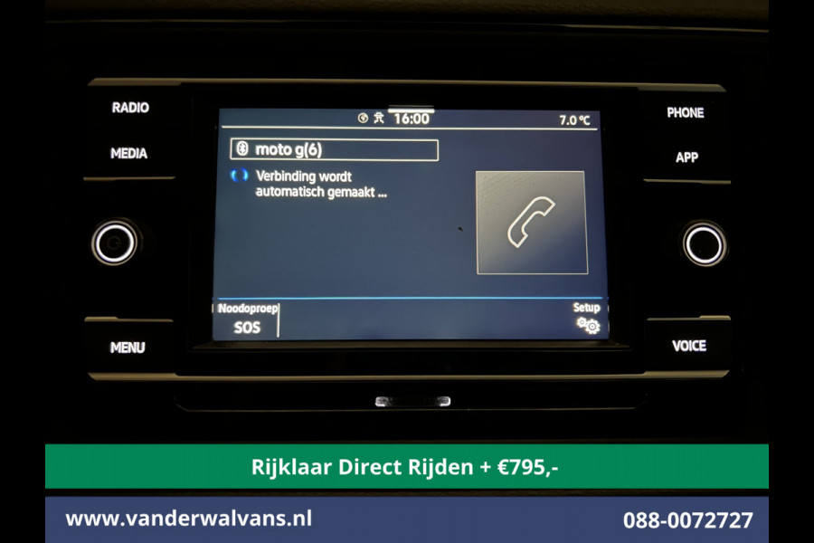 Volkswagen Crafter 2.0 TDI 141pk L3H2 L2H1 inrichting Euro6 *Rijklaar Direct Rijden* Airco | Camera | Apple Carplay | Android Auto Parkeersensoren, Bijrijdersbank, 3000kg trekvermogen