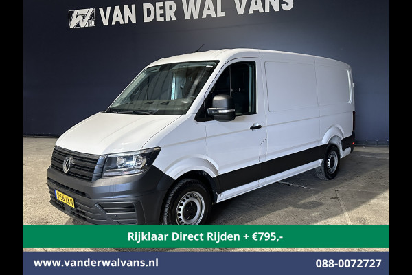Volkswagen Crafter 2.0 TDI 141pk L3H2 L2H1 inrichting Euro6 *Rijklaar Direct Rijden* Airco | Camera | Apple Carplay | Android Auto Parkeersensoren, Bijrijdersbank, 3000kg trekvermogen