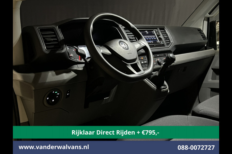 Volkswagen Crafter 2.0 TDI 141pk L3H2 L2H1 inrichting Euro6 *Rijklaar Direct Rijden* Airco | Camera | Apple Carplay | Android Auto Parkeersensoren, Bijrijdersbank, 3000kg trekvermogen