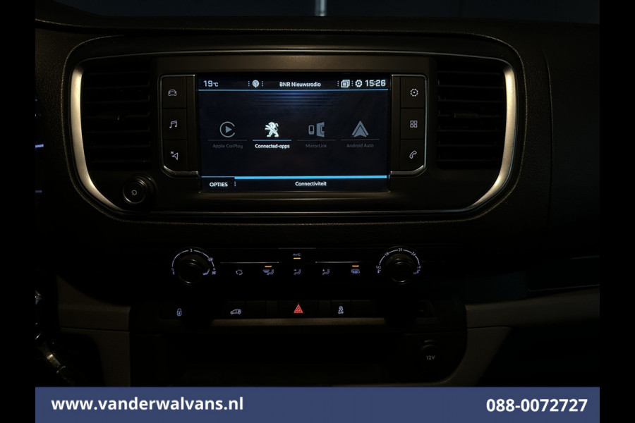 Peugeot Expert 2.0 BlueHDI 122pk L3H1 Euro6 # Airco | Apple Carplay | Navigatie | Camera | Cruisecontrol Parkeersensoren, 2500kg trekvermogen,  Android Auto, Bijrijdersbank