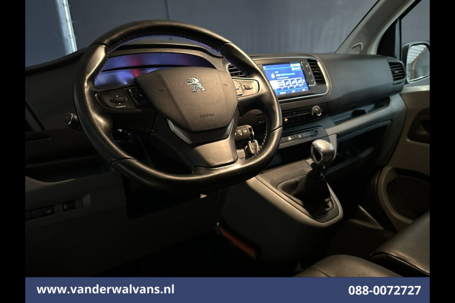 Peugeot Expert 2.0 BlueHDI 122pk L3H1 Euro6 # Airco | Apple Carplay | Navigatie | Camera | Cruisecontrol Parkeersensoren, 2500kg trekvermogen,  Android Auto, Bijrijdersbank