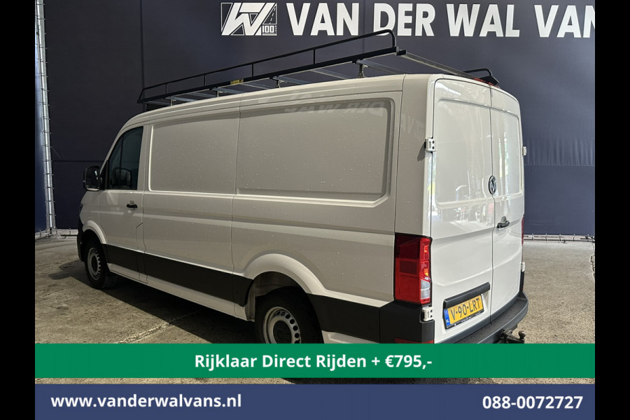 Volkswagen Crafter 2.0 TDI 140 pk L3H2 L2H1 *Rijklaar Direct rijden* Euro6 Airco | Camera | Navigatie | 3000kg Trekhaak | Imperiaal Apple Carplay, Android Auto, Parkeersensoren, Bijrijdersbank