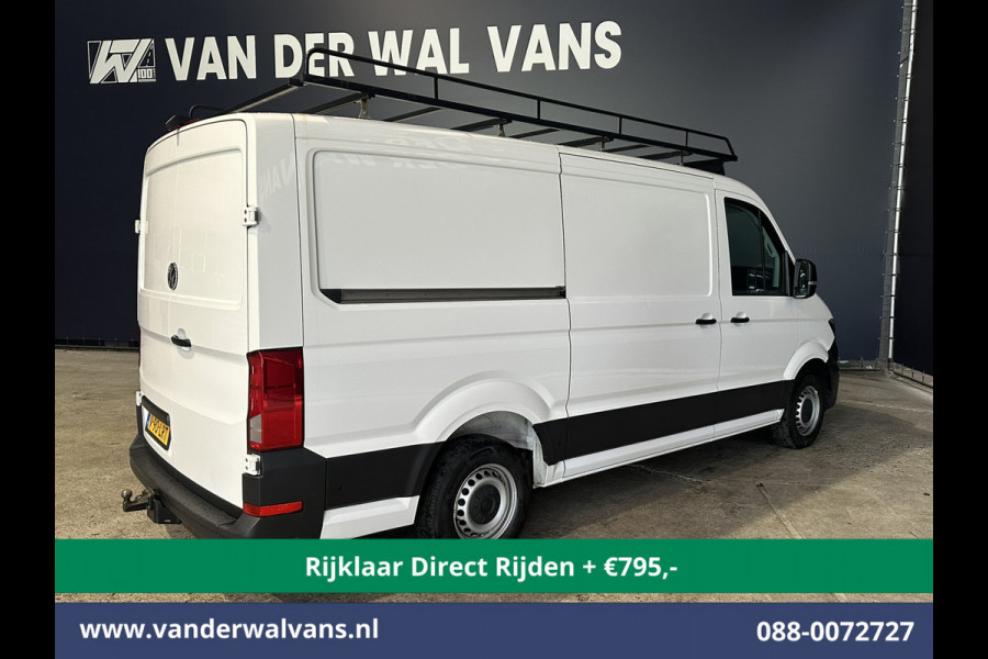 Volkswagen Crafter 2.0 TDI 140 pk L3H2 L2H1 *Rijklaar Direct rijden* Euro6 Airco | Camera | Navigatie | 3000kg Trekhaak | Imperiaal Apple Carplay, Android Auto, Parkeersensoren, Bijrijdersbank