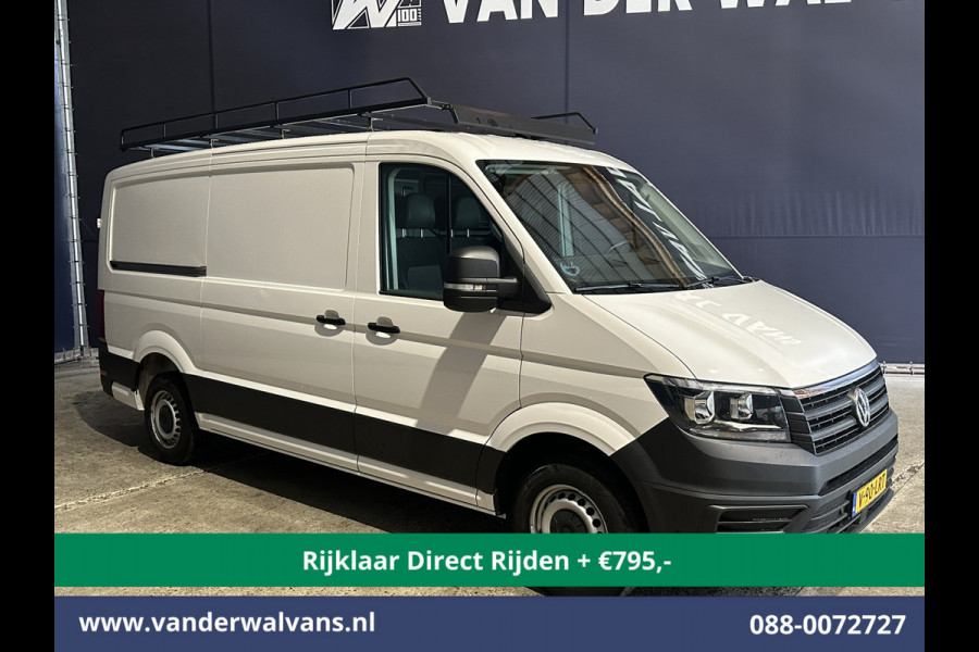 Volkswagen Crafter 2.0 TDI 140 pk L3H2 L2H1 *Rijklaar Direct rijden* Euro6 Airco | Camera | Navigatie | 3000kg Trekhaak | Imperiaal Apple Carplay, Android Auto, Parkeersensoren, Bijrijdersbank