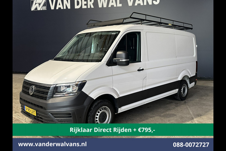 Volkswagen Crafter 2.0 TDI 140 pk L3H2 L2H1 *Rijklaar Direct rijden* Euro6 Airco | Camera | Navigatie | 3000kg Trekhaak | Imperiaal Apple Carplay, Android Auto, Parkeersensoren, Bijrijdersbank