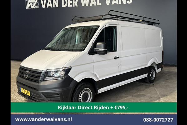 Volkswagen Crafter 2.0 TDI 140 pk L3H2 L2H1 *Rijklaar Direct rijden* Euro6 Airco | Camera | Navigatie | 3000kg Trekhaak | Imperiaal Apple Carplay, Android Auto, Parkeersensoren, Bijrijdersbank