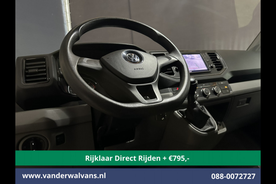 Volkswagen Crafter 2.0 TDI 140 pk L3H2 L2H1 *Rijklaar Direct rijden* Euro6 Airco | Camera | Navigatie | 3000kg Trekhaak | Imperiaal Apple Carplay, Android Auto, Parkeersensoren, Bijrijdersbank