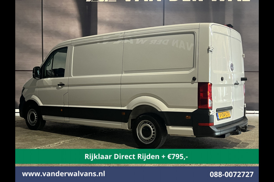 Volkswagen Crafter 2.0 TDI 141pk L3H2 (Oude L2H1) Euro6 *Rijklaar Direct Rijden* Airco | Camera | Apple Carplay | 3000kg Trekhaak | Cruisecontrol Android Auto, Parkeersensoren, Bijrijdersbank