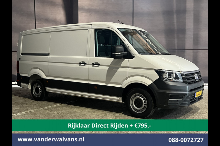 Volkswagen Crafter 2.0 TDI 141pk L3H2 (Oude L2H1) Euro6 *Rijklaar Direct Rijden* Airco | Camera | Apple Carplay | 3000kg Trekhaak | Cruisecontrol Android Auto, Parkeersensoren, Bijrijdersbank