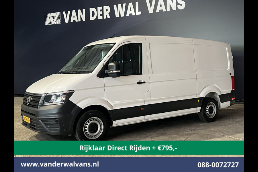 Volkswagen Crafter 2.0 TDI 141pk L3H2 (Oude L2H1) Euro6 *Rijklaar Direct Rijden* Airco | Camera | Apple Carplay | 3000kg Trekhaak | Cruisecontrol Android Auto, Parkeersensoren, Bijrijdersbank