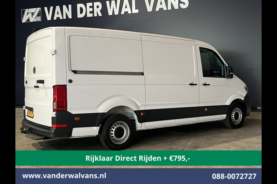 Volkswagen Crafter 2.0 TDI 141pk L3H2 (Oude L2H1) Euro6 *Rijklaar Direct Rijden* Airco | Camera | Apple Carplay | 3000kg Trekhaak | Cruisecontrol Android Auto, Parkeersensoren, Bijrijdersbank