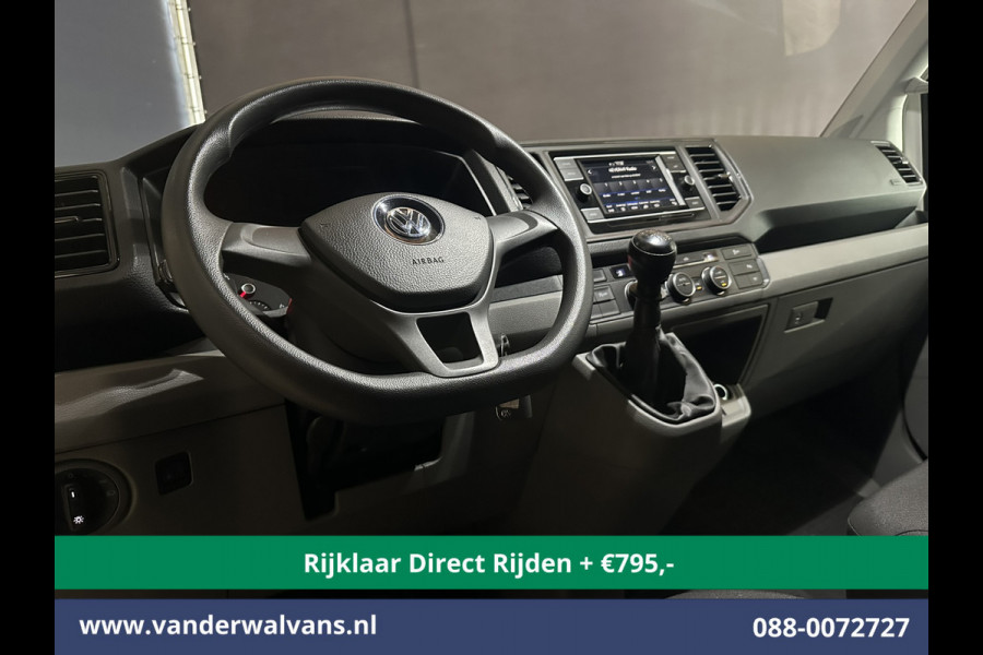 Volkswagen Crafter 2.0 TDI 141pk L3H2 (Oude L2H1) Euro6 *Rijklaar Direct Rijden* Airco | Camera | Apple Carplay | 3000kg Trekhaak | Cruisecontrol Android Auto, Parkeersensoren, Bijrijdersbank