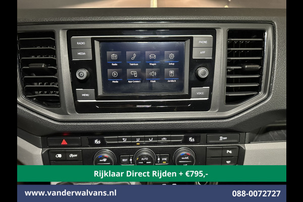 Volkswagen Crafter 2.0 TDI 141pk L3H2 (Oude L2H1) Euro6 *Rijklaar Direct Rijden* Airco | Camera | Apple Carplay | 3000kg Trekhaak | Cruisecontrol Android Auto, Parkeersensoren, Bijrijdersbank