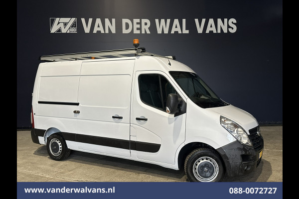 Opel Movano 2.3 CDTI 146pk L2H2 Euro6 Airco | Imperiaal | Trap | Camera | Navigatie | 2500kg Trekhaak Cruisecontrol, Parkeersensoren, Bijrijdersbank