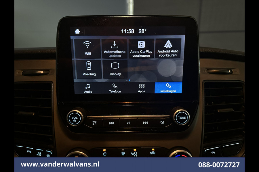 Ford Transit Custom 2.0 TDCI L2H1 Euro6 # Airco | Apple Carplay | Camera | Cruisecontrol | LED Parkeersensoren, Android Auto, Bijrijdersbank, Verwarmde voorruit, 2800kg trekvermogen
