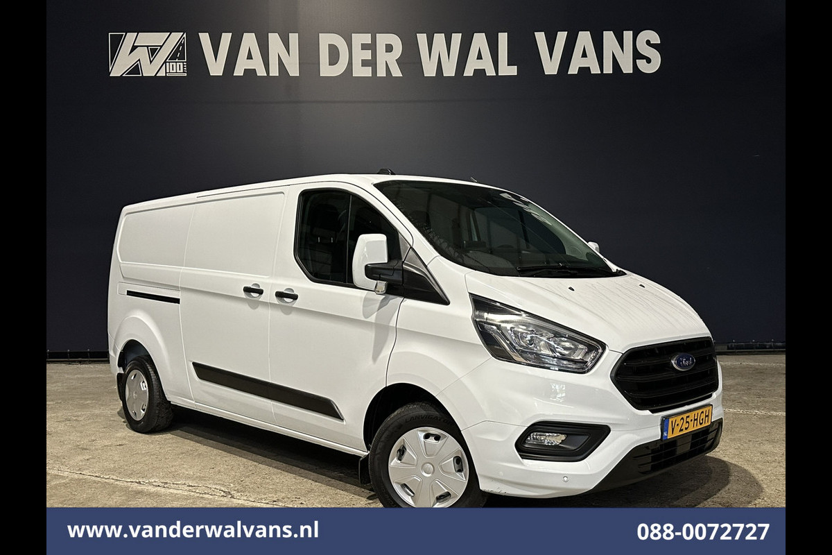 Ford Transit Custom 2.0 TDCI L2H1 Euro6 # Airco | Camera | Apple Carplay | LED | Cruisecontrol 2800kg trekvermogen, Android Auto, Parkeersensoren, Verwarmde voorruit, Bijrijdersbank