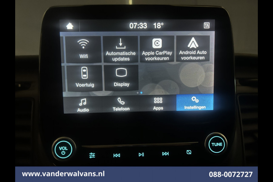 Ford Transit Custom 2.0 TDCI L2H1 Euro6 # Airco | Camera | Apple Carplay | LED | Cruisecontrol 2800kg trekvermogen, Android Auto, Parkeersensoren, Verwarmde voorruit, Bijrijdersbank