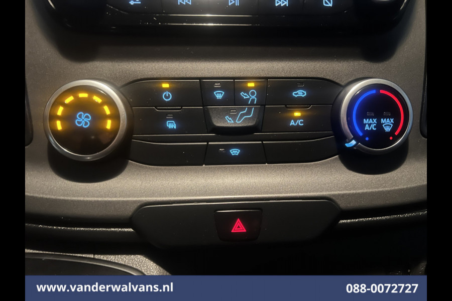 Ford Transit Custom 2.0 TDCI L2H1 Euro6 # Airco | Camera | Apple Carplay | LED | Cruisecontrol 2800kg trekvermogen, Android Auto, Parkeersensoren, Verwarmde voorruit, Bijrijdersbank