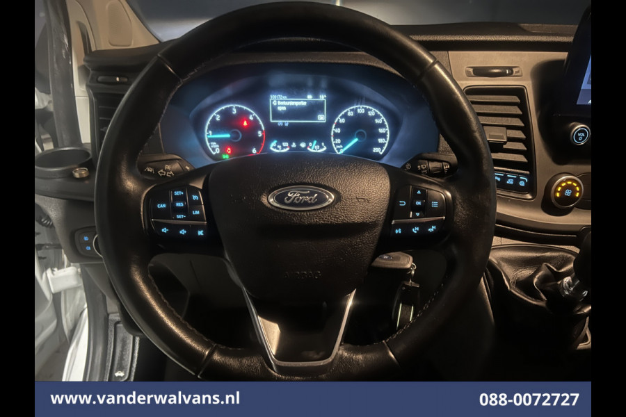 Ford Transit Custom 2.0 TDCI L2H1 Euro6 # Airco | Camera | Apple Carplay | LED | Cruisecontrol 2800kg trekvermogen, Android Auto, Parkeersensoren, Verwarmde voorruit, Bijrijdersbank
