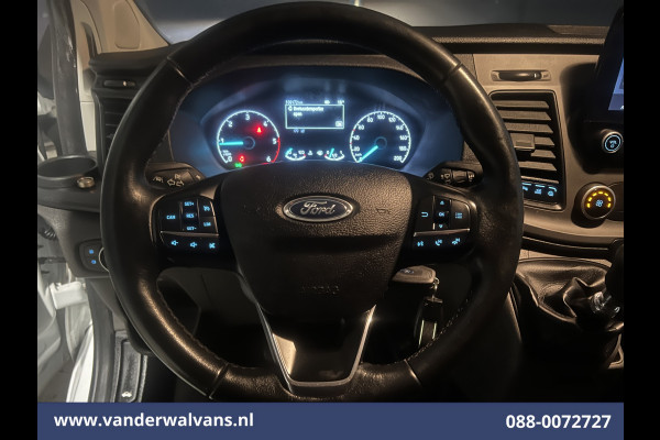 Ford Transit Custom 2.0 TDCI L2H1 Euro6 # Airco | Camera | Apple Carplay | LED | Cruisecontrol 2800kg trekvermogen, Android Auto, Parkeersensoren, Verwarmde voorruit, Bijrijdersbank
