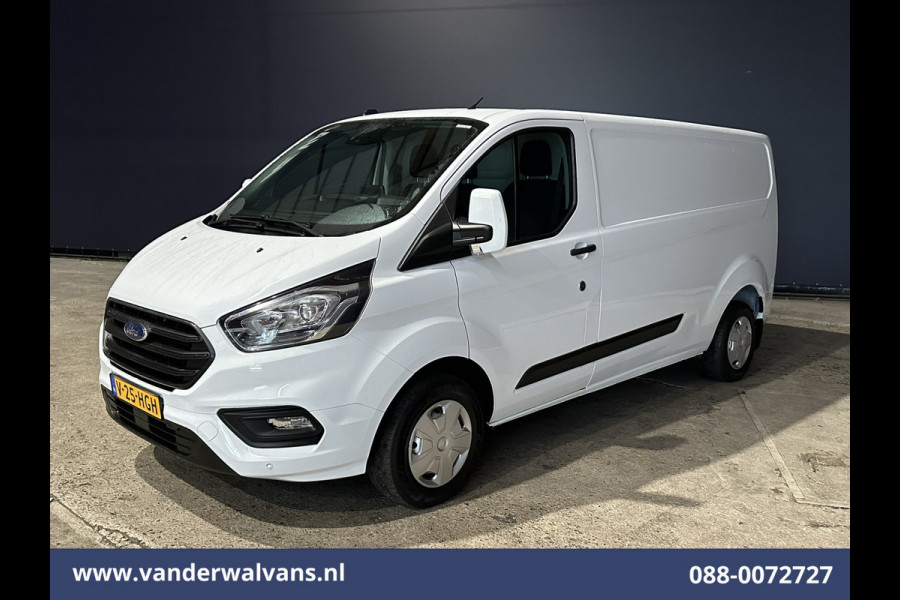 Ford Transit Custom 2.0 TDCI L2H1 Euro6 # Airco | Camera | Apple Carplay | LED | Cruisecontrol 2800kg trekvermogen, Android Auto, Parkeersensoren, Verwarmde voorruit, Bijrijdersbank
